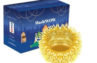 Hashwow® 10 Meter Led Diwali Lights For Decoration For Home. String Light For Decoration | Decorative Led Rice Light | Warm White, Pack Of 1, For Diwali, Ganesh Chaturthi, Halloween, Christmas Décor