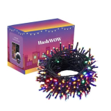Hashwow® 10 Meter Led Decorative String Fairy Rice Diwali Lights For Decoration For Home Indoor And Outdoor Lights, Festival, Party, Garden, Diwali, Christmas, Ramadan, Wedding (Multicolour Pack Of 1)